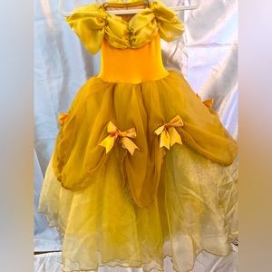 Belle inspired gold dress